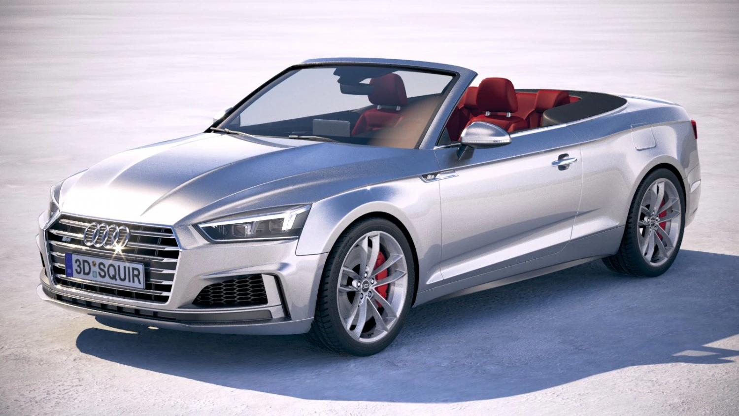 Audi S5 Cabriolet 2019 3D Model .c4d .max .obj .3ds .fbx .stl .blend 
