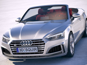 Audi S5 Cabriolet 2019 3D Model
