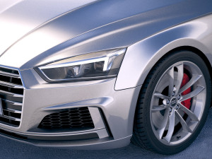 Audi S5 Cabriolet 2019 3D Model