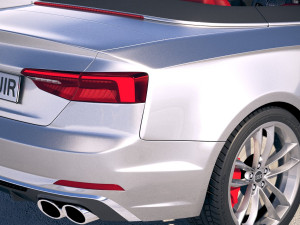 Audi S5 Cabriolet 2019 3D Model