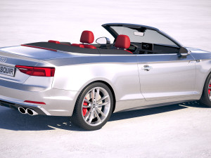 Audi S5 Cabriolet 2019 3D Model