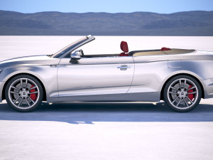 Audi S5 Cabriolet 2019 3D Model