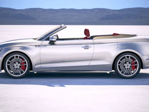 Audi S5 Cabriolet 2019 3D Model