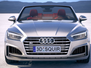 Audi S5 Cabriolet 2019 3D Model