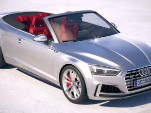 Audi S5 Cabriolet 2019 3D Model
