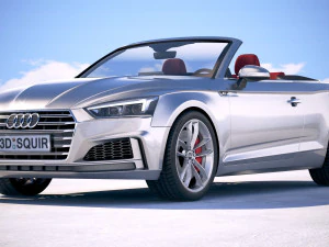 Audi S5 Cabriolet 2019 3D Model
