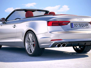 Audi S5 Cabriolet 2019 3D Model