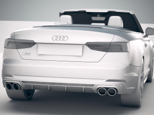Audi S5 Cabriolet 2019 3D Model