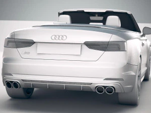Audi S5 Cabriolet 2019 3D Model