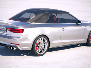 Audi S5 Cabriolet 2019 3D Model