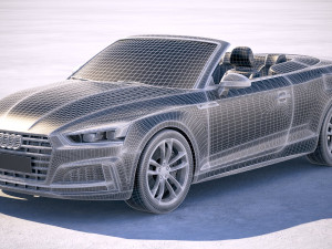 Audi S5 Cabriolet 2019 3D Model