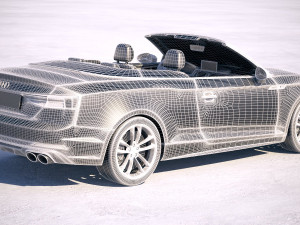 Audi S5 Cabriolet 2019 3D Model