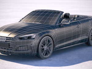 Audi S5 Cabriolet 2019 3D Model