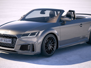 Audi TTS Roadster 2019 3D Model