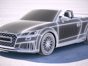 Audi TTS Roadster 2019 Modello 3D