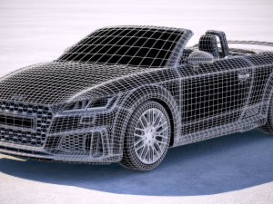 Audi TTS Roadster 2019 Modello 3D