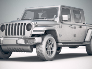Jeep Gladiator 2020 3D Модель