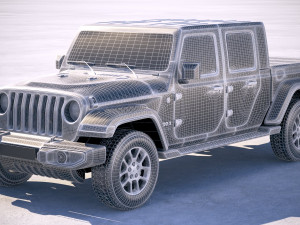 Jeep Gladiator 2020 3D Модель