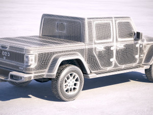 Jeep Gladiator 2020 3D Модель
