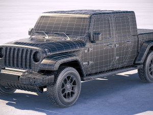 Jeep Gladiator 2020 3D Модель