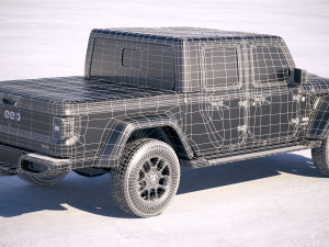 Jeep Gladiator 2020 3D Модель