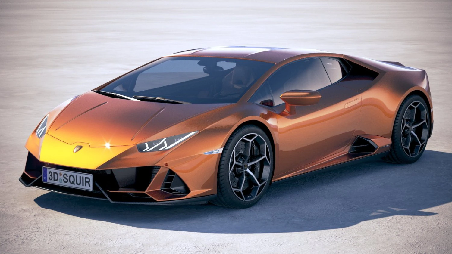 Huracan Evo 2019 3D Model .c4d .max .obj .3ds .fbx .stl .blend
