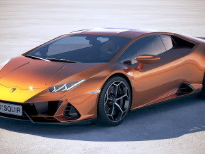 Huracan Evo 2019 3D 모델