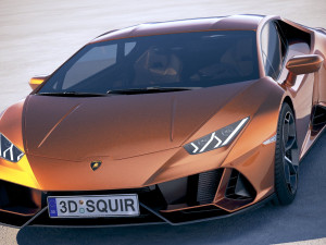 Huracan Evo 2019 3D Model