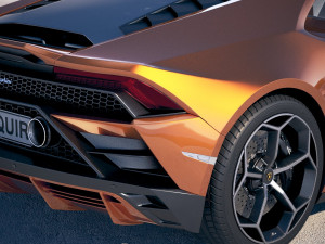 Huracan Evo 2019 3D Model