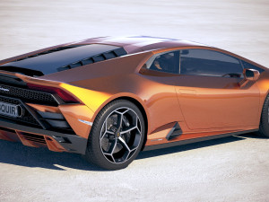 Huracan Evo 2019 3D Model