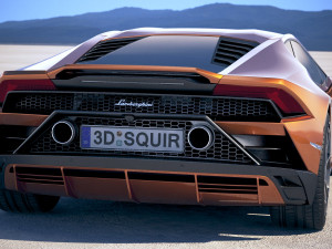 Huracan Evo 2019 3D Model