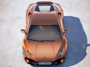 Huracan Evo 2019 3D Model