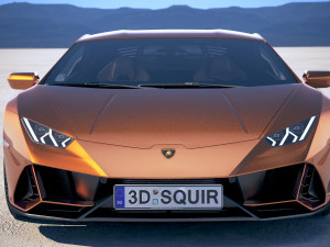 Huracan Evo 2019 3D Model