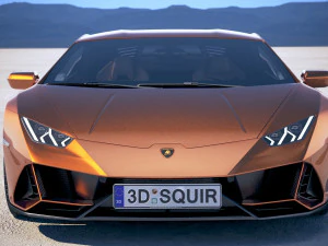 Huracan Evo 2019 3D Model