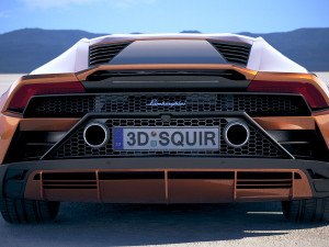 Huracan Evo 2019 3D Model