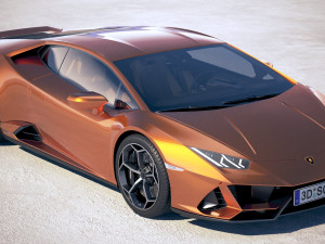 Huracan Evo 2019 3D Model