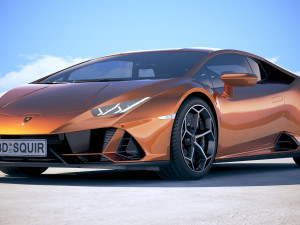 Huracan Evo 2019 3D Model