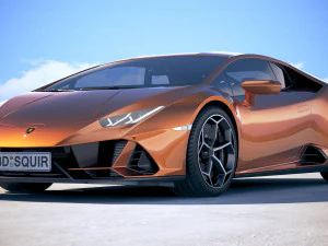 Huracan Evo 2019 3D Model