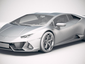 Huracan Evo 2019 3D Model