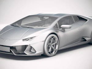 Huracan Evo 2019 3D Model