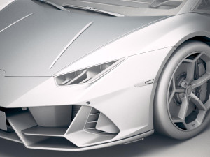 Huracan Evo 2019 3D Model