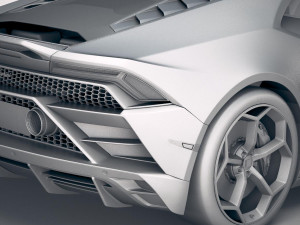 Huracan Evo 2019 3D Model