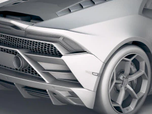 Huracan Evo 2019 3D Model