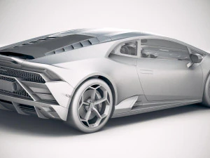 Huracan Evo 2019 3D Model