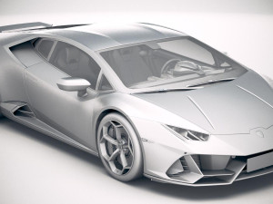 Huracan Evo 2019 3D Model