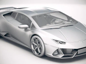 Huracan Evo 2019 3D Model
