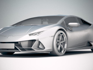 Huracan Evo 2019 3D Model