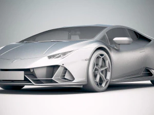 Huracan Evo 2019 3D Model