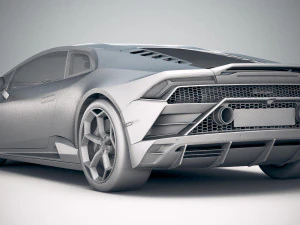 Huracan Evo 2019 3D Model