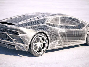 Huracan Evo 2019 3D Model